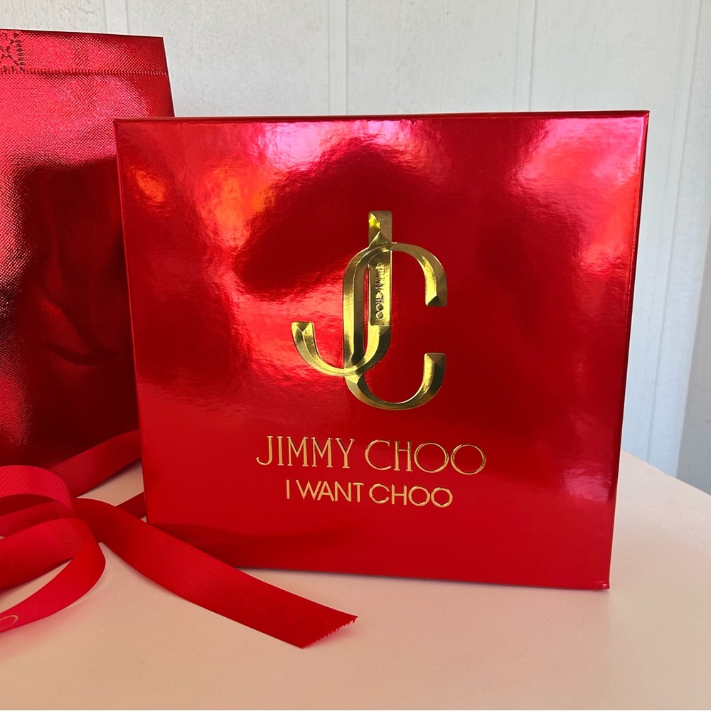 Jimmy Choo Red Box and bag